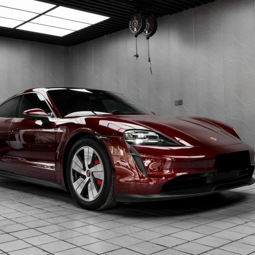 Gloss Metallic Black Cherry Red Car Vinyl Wrap PET reviewed by