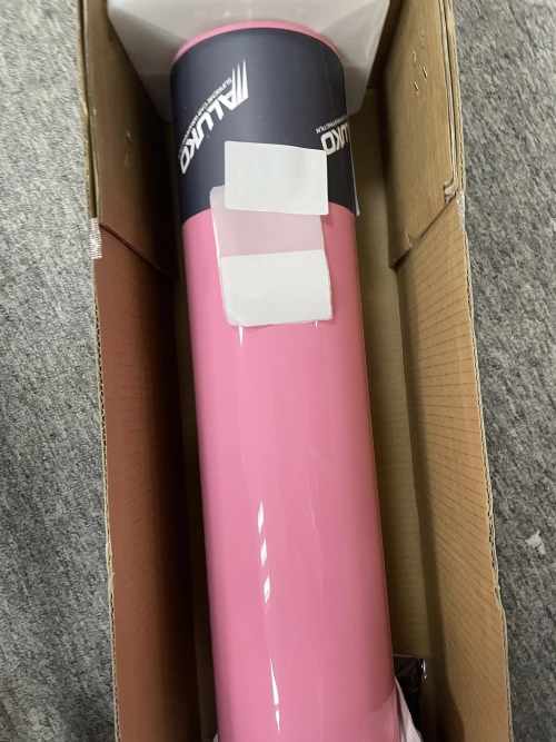 Gloss Crystal Light Pink Car Vinyl Wrap PET review 