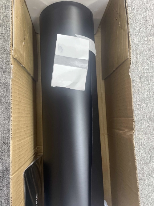 Ultra Matte Black Car Vinyl Wrap Tesla BMW PET reviewed by