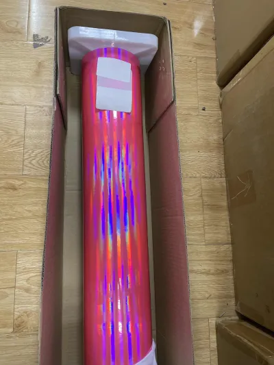 Gloss Pink Holographic Chrome Laser Car Vinyl Wrap Coupe BMW review Chrome