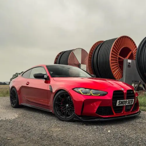 Gloss Metallic Vampire Red Car Vinyl Wrap Paper Backing  review 