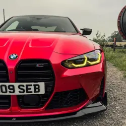 Gloss Metallic Vampire Red Car Vinyl Wrap review David  07