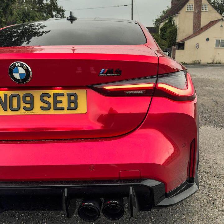 Gloss Metallic Vampire Red Car Vinyl Wrap Paper Backing  review David 03