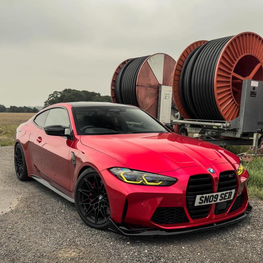 Gloss Metallic Vampire Red Car Vinyl Wrap Paper Backing  review David 02