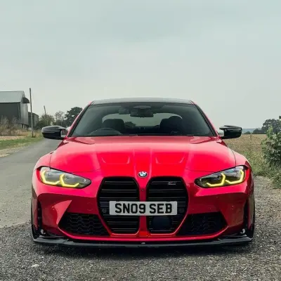 Gloss Metallic Vampire Red Car Vinyl Wrap review David 04