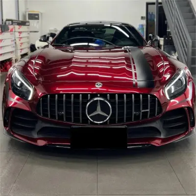 Ultra Glossy Liquid Dragon Red Car Vinyl Wrap PET review Liquid 00