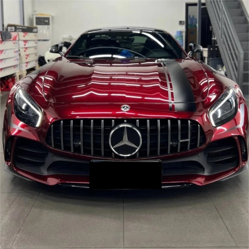 Ultra Glossy Liquid Dragon Red Car Vinyl Wrap PET reviewed by