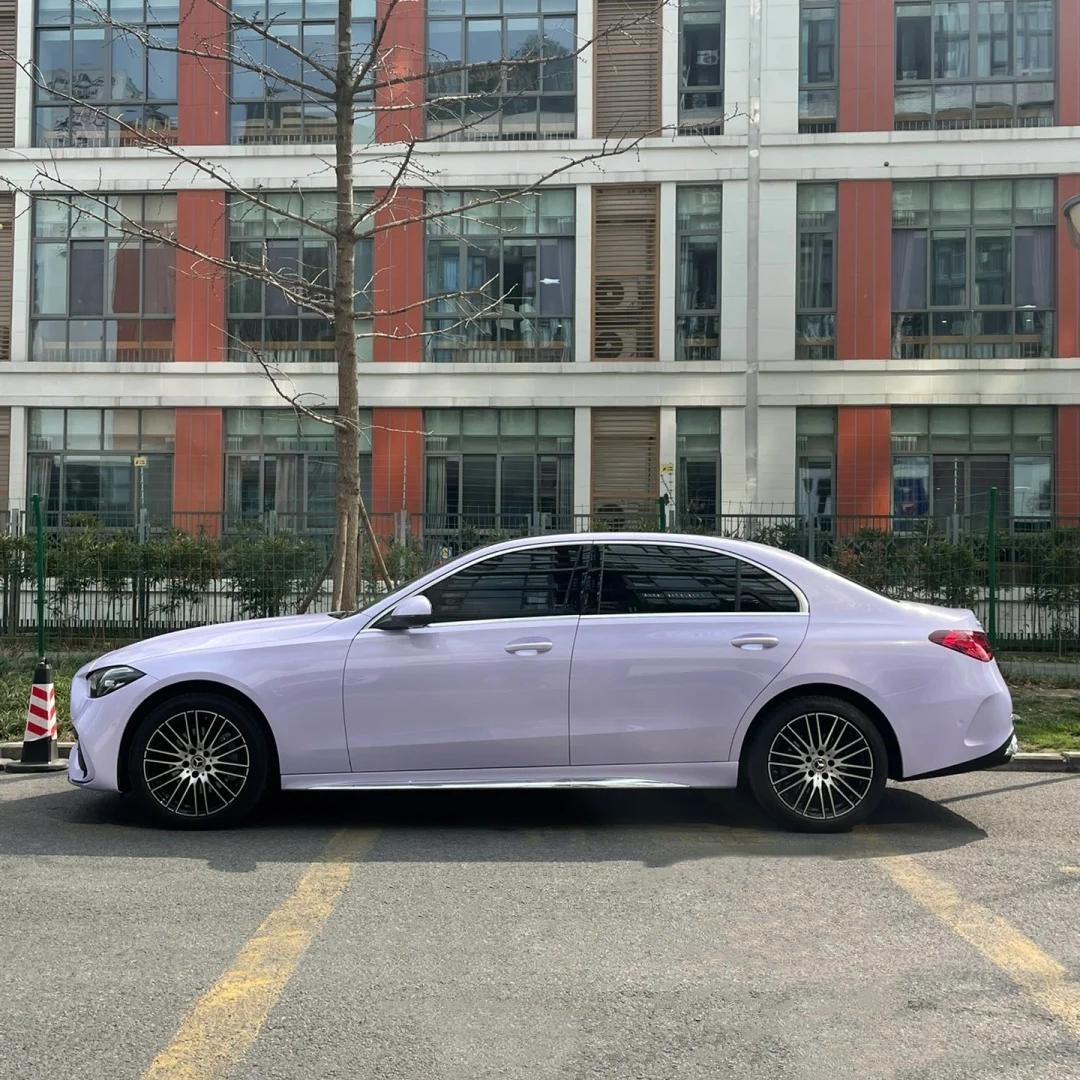 Gloss Voilet Light Purple Car Vinyl Wrap PET review Light 02