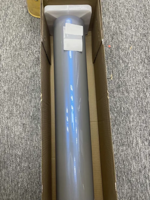 Gloss Metallic Grey Blue Car Vinyl Wrap PET review 