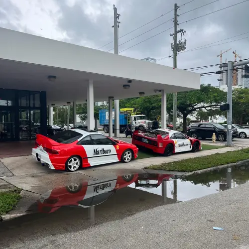 Marlboro Racing Car wrap Custom Design - White, Red and Black Car Wrap (Bundle) review 