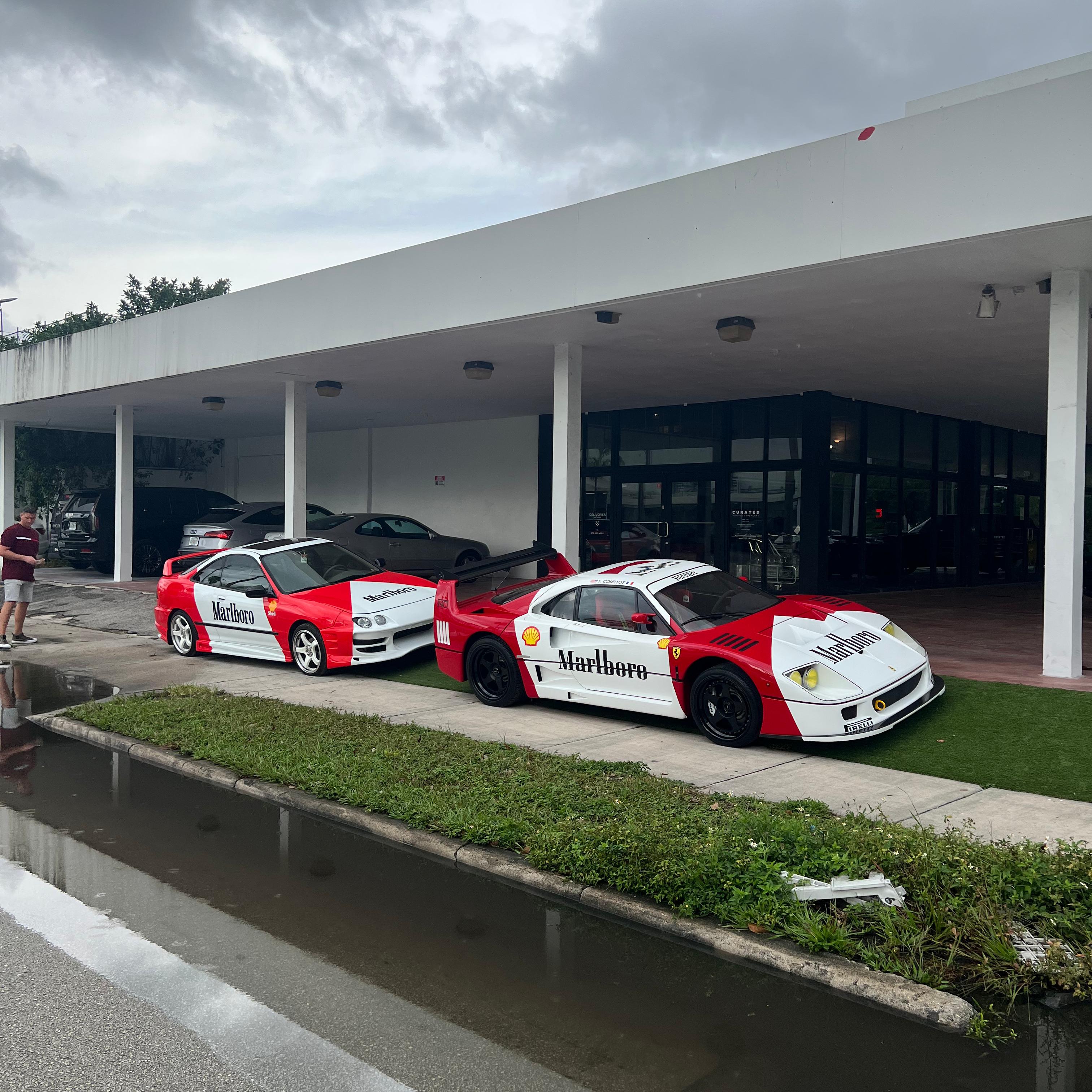 Marlboro Racing Car wrap Custom Design - White, Red and Black Car Wrap (Bundle) review bandit 02