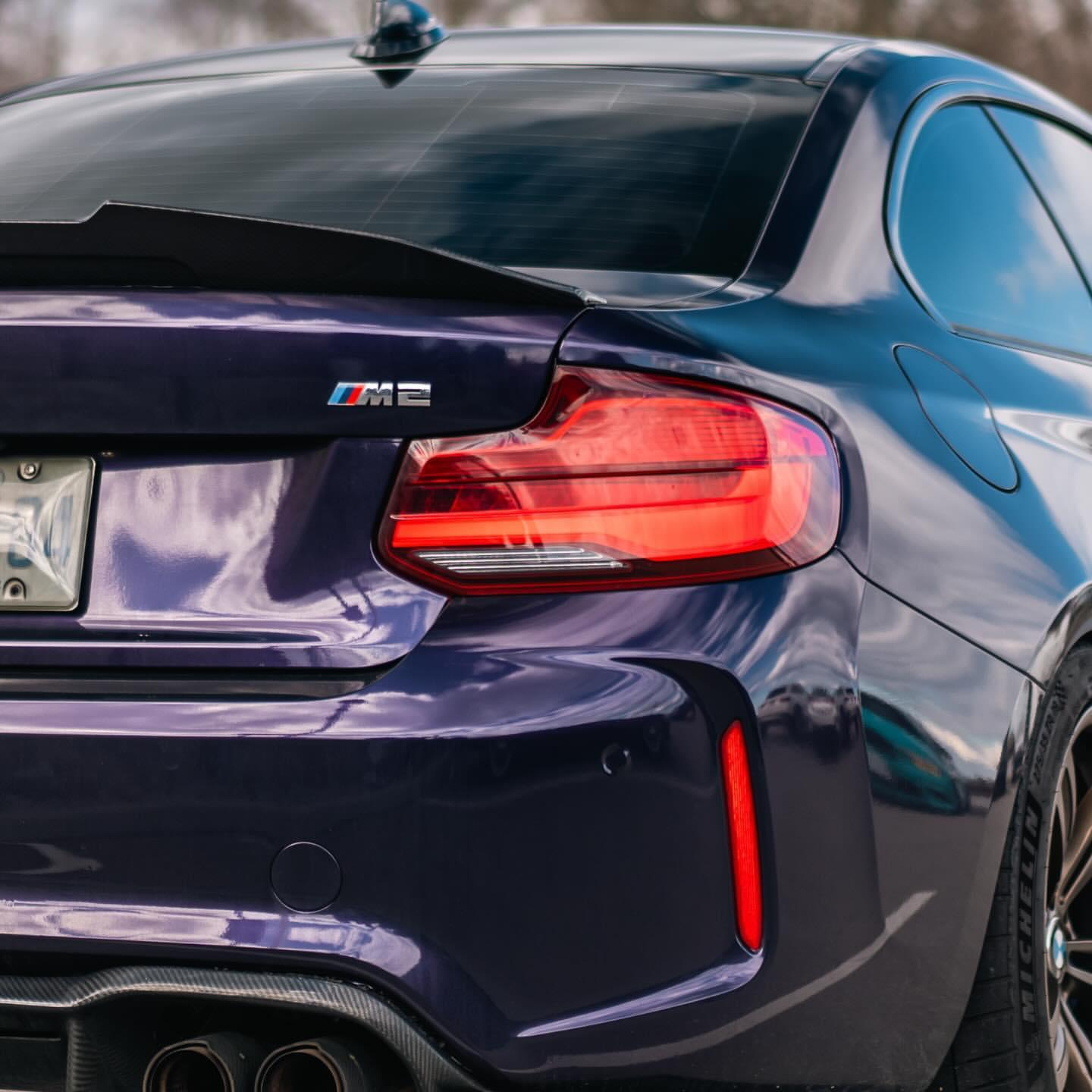 Gloss Metallic Midnight Purple Car Vinyl Wrap BMW PET review Mis 03