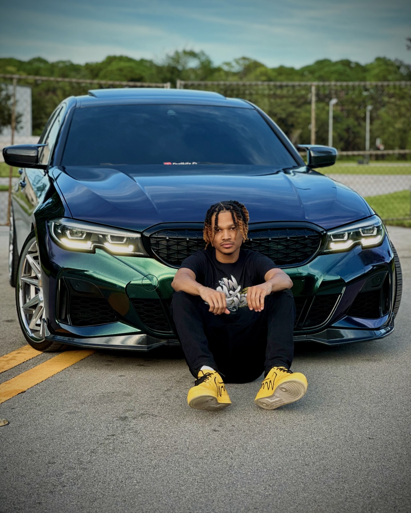 Gloss Metallic Chameleon Diamond Purple Green Car Vinyl Wrap review fastlifeprince_ 02