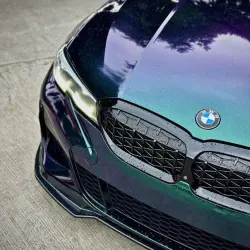 Gloss Metallic Chameleon Diamond Purple Green Car Vinyl Wrap review fastlifeprince_ 04