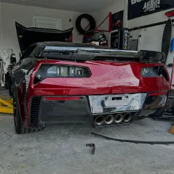 Gloss Liquid Metallic Dragon Blood Red Vinyl Wrap review jonathon  02
