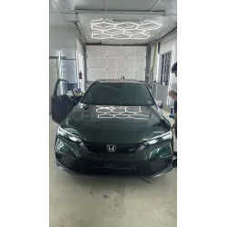 Glossy Paint Metalic Midnight Green Car Vinyl Wrap  review Midnight