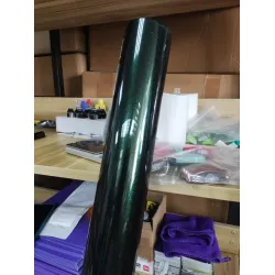 Gloss Metallic Diamond Benz Emerald Green Car Vinyl Wrap PET review Diamond 01