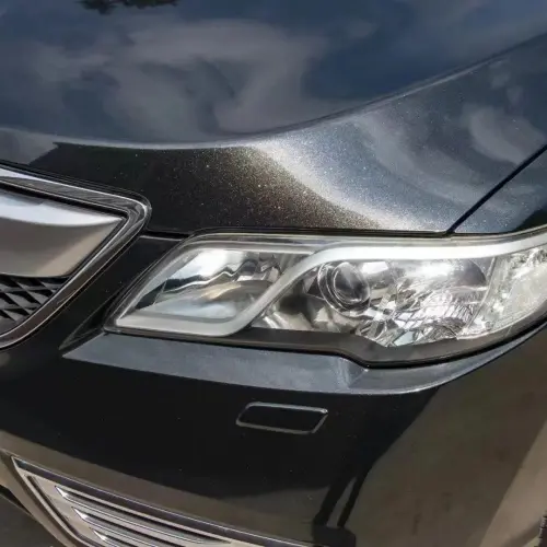 Gloss Metallic Glitter Black Car Vinyl Wrap PET review 