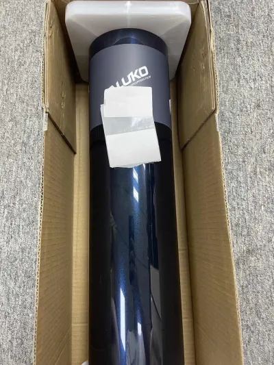 Gloss Metallic Midnight Blue Car Vinyl Wrap PET review Midnight