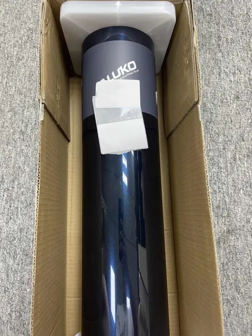 Gloss Metallic Midnight Blue Car Vinyl Wrap review 