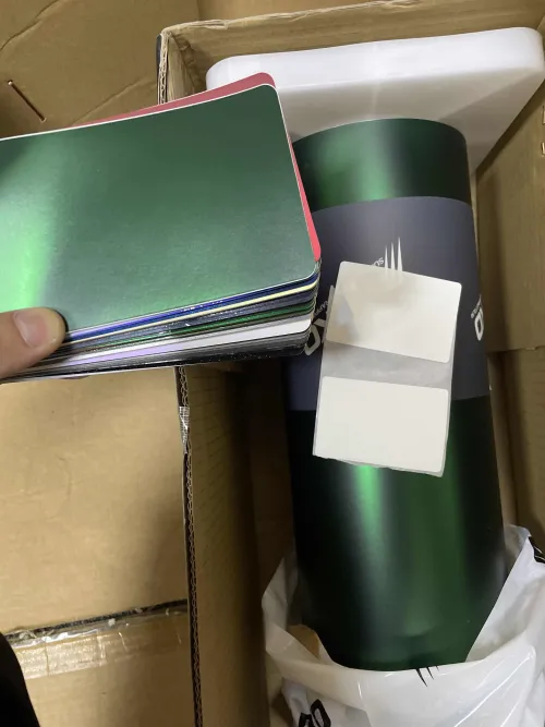 Matte Metallic Chrome Venom Green Car Vinyl Wrap PET review 