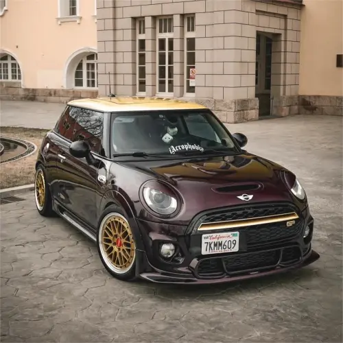 Gloss Metallic Tourmalie Red Car Vinyl Wrap PET review 