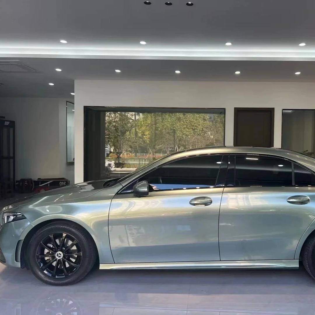 Gloss Metallic Arctic Green Car Vinyl Wrap review Pacakge 01