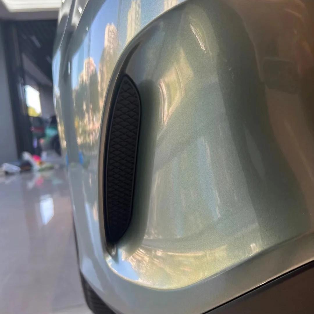 Gloss Metallic Arctic Green Car Vinyl Wrap review Pacakge 04