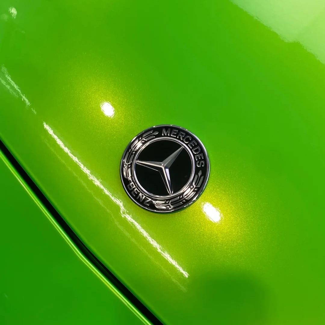 Gloss Metallic Gold Green Car Vinyl Wrap PET review Rich D. 01
