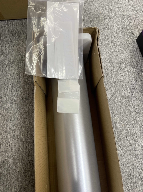 Matte Metallic Silver Car Vinyl Wrap PET reviewed by