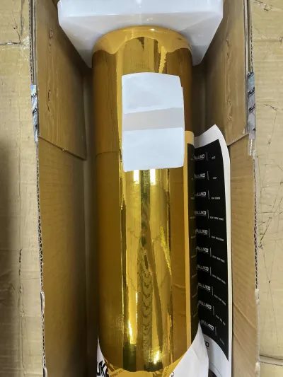 Gloss Mirror Chrome Gold Car Vinyl Wrap  review Chrome