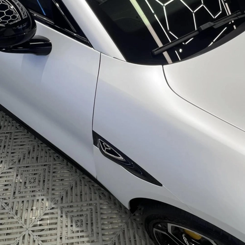 Satin Ceramic Satin White Car Vinyl Wrap PET review 