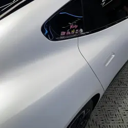 Satin Ceramic White Car Vinyl Wrap review Cheaper 02
