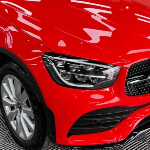 Gloss Ferrari Red Car Vinyl Wrap PET reviewed by