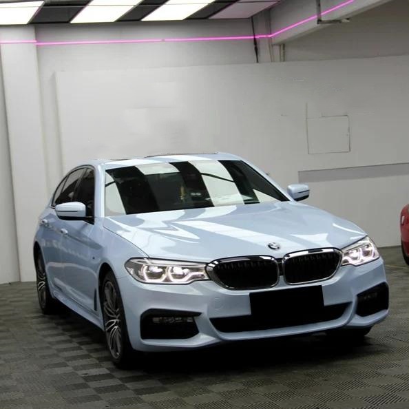 Gloss Macaron Jazz Blue Car Vinyl Wrap review Macaron 00