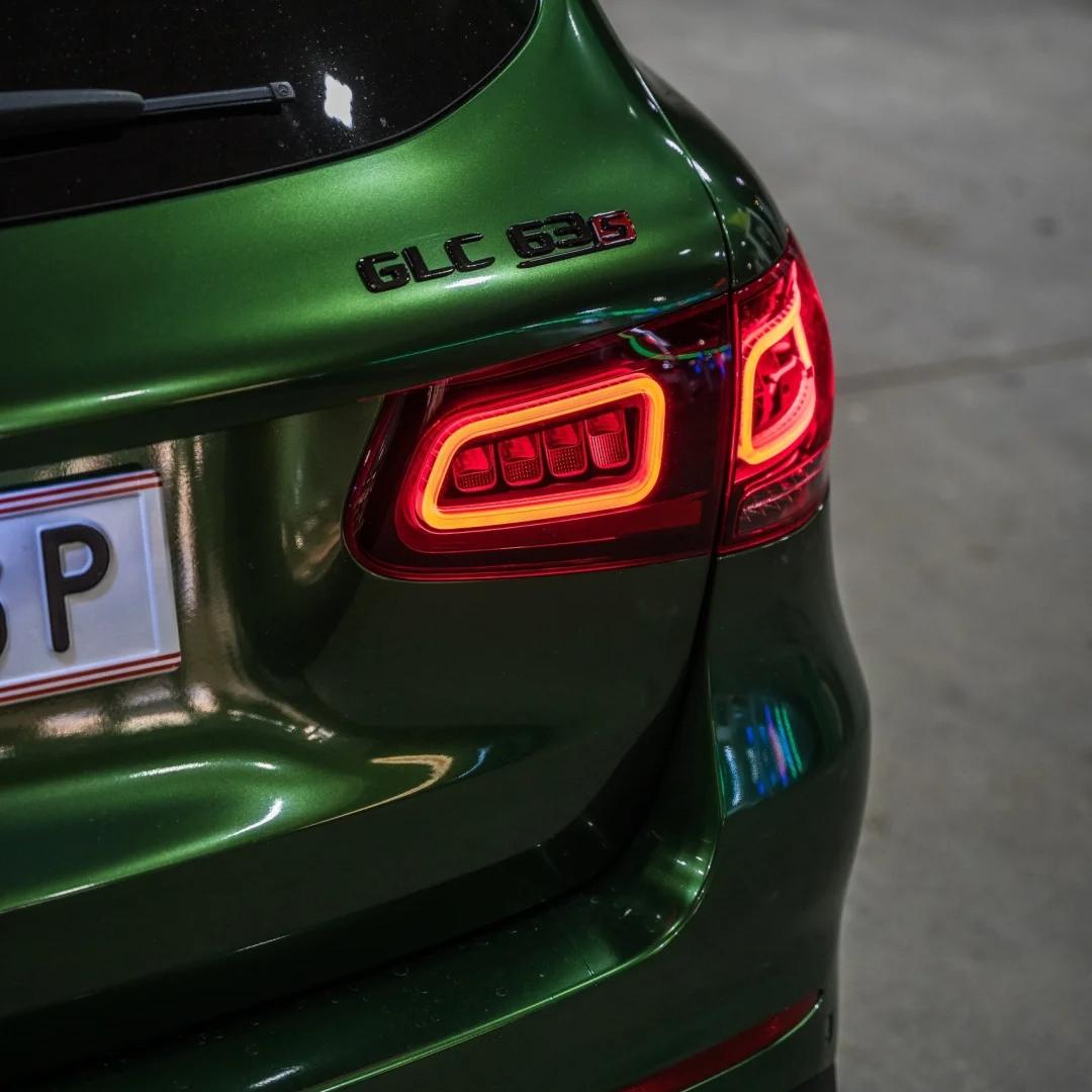 Gloss Metallic Sonoma Green Car Vinyl Wrap PET review Sonoma 04