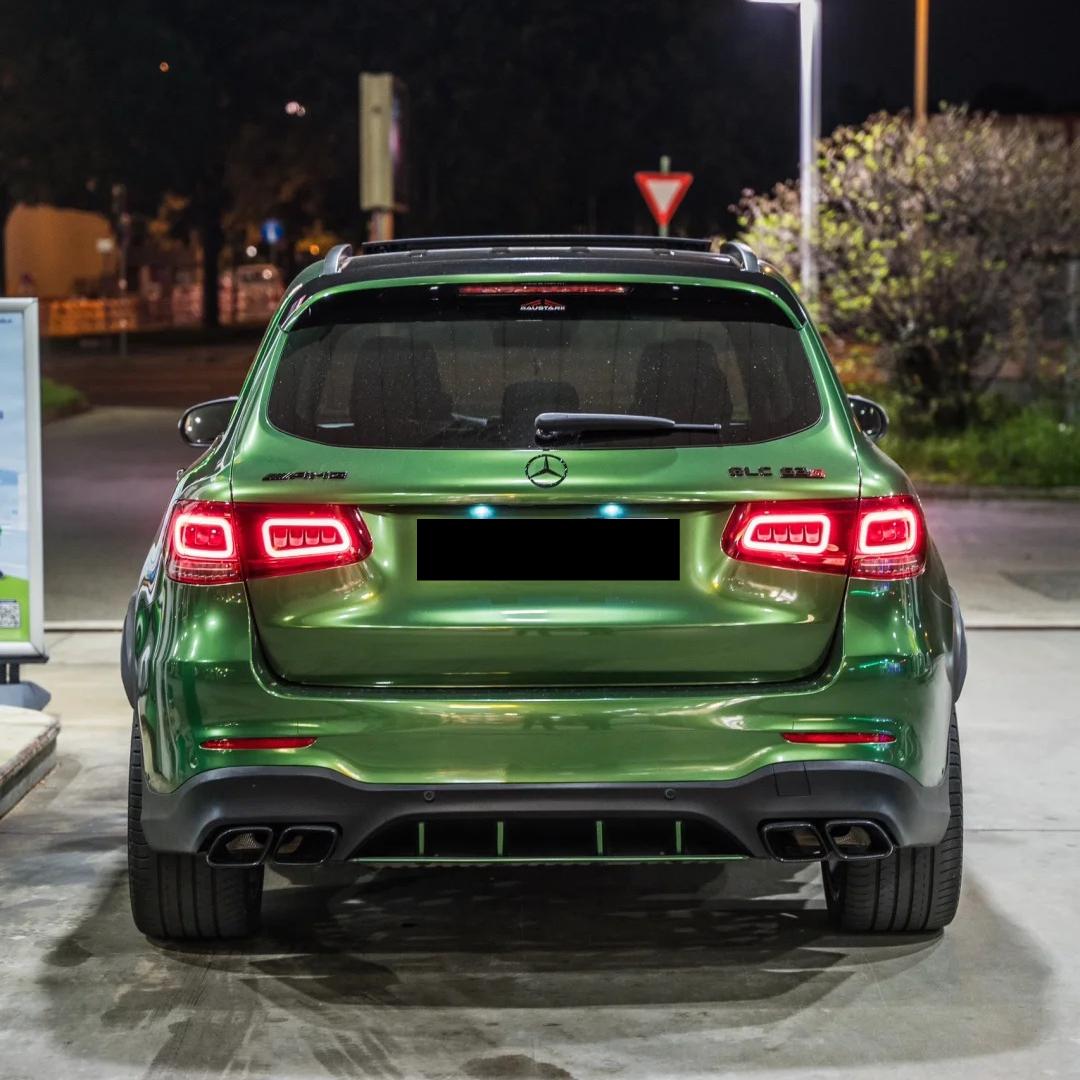 Gloss Metallic Sonoma Green Car Vinyl Wrap PET review Sonoma 02