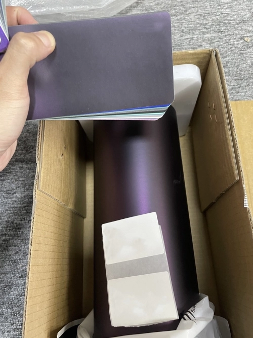 Ultra Matte Metallic Black Purple Car Vinyl Wrap reviewed by