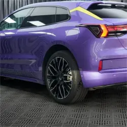 Gloss Metallic Viola Purple Car Vinyl Wrap review Viola 03