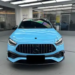 Gloss Light Sky Blue Car Vinyl Wrap review Gloss 02
