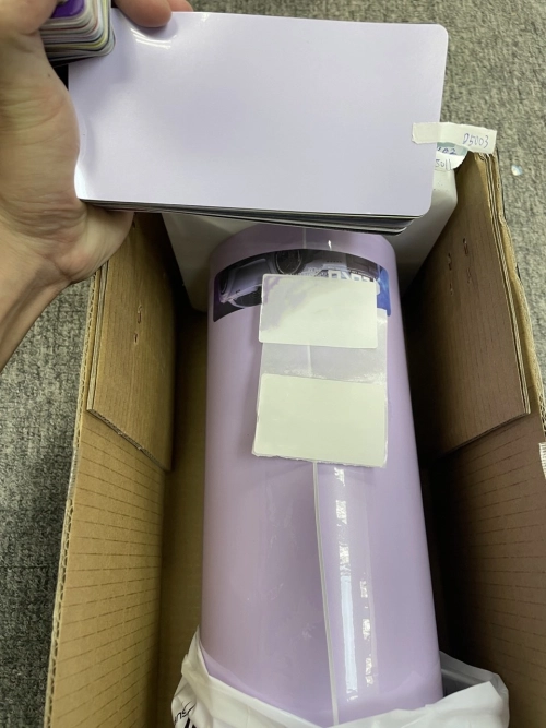 Gloss Voilet Light Purple Car Vinyl Wrap PET reviewed by