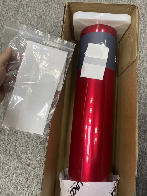 Gloss Metallic Vampire Red Car Vinyl Wrap Paper reviewed by