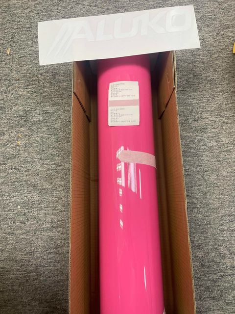 Gloss Princess Pink Car Vinyl Wrap PET  review chris