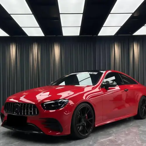 Glossy Crystal Porsche Carmine Red Car wrap review 