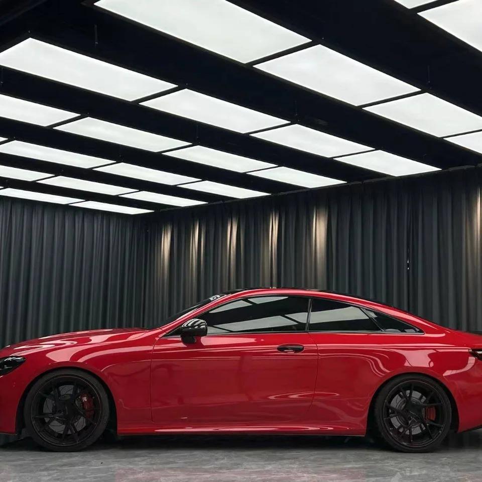 Glossy Crystal Porsche Carmine Red Car wrap review Wrap 01