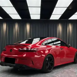 Glossy Crystal Porsche Carmine Red Car wrap review Wrap 05