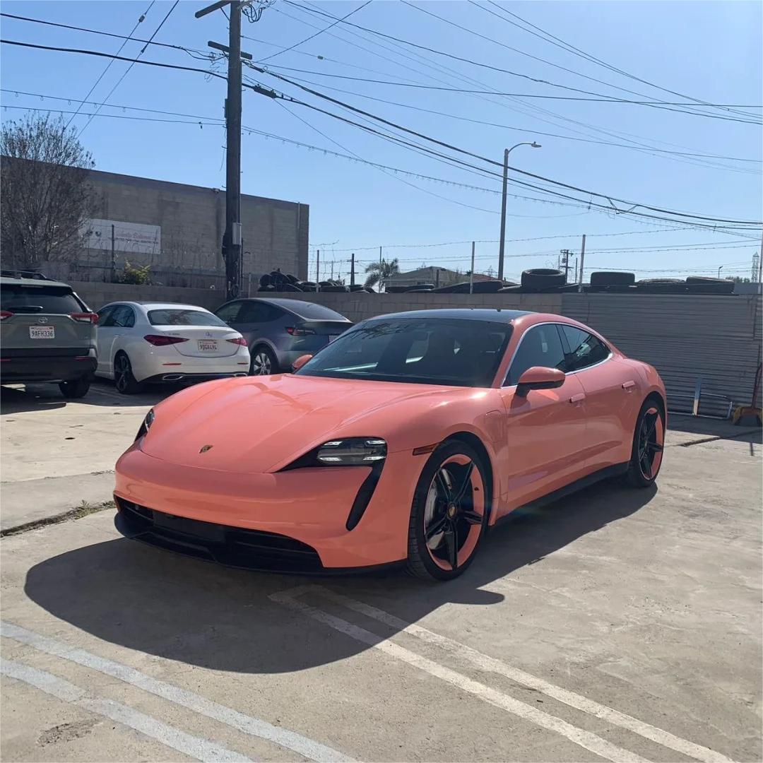 Gloss Salmon Pink Car Vinyl Wrap review Patric