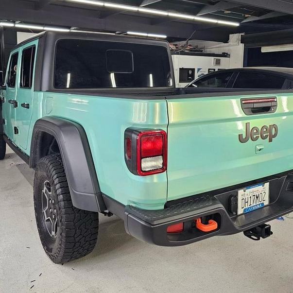 Gloss Metallic Rainbow Laser Tiffany Blue Car Vinyl Wrap review BC Wraps 02