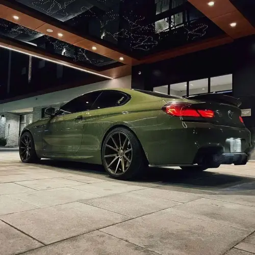 Gloss Military Green Car Vinyl Wrap PET  review 