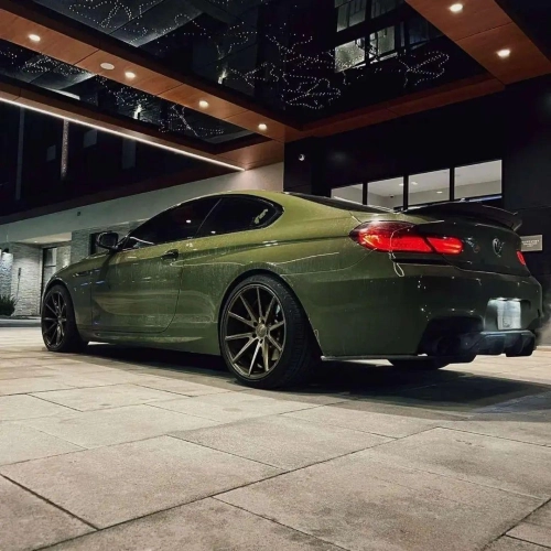 Gloss Military Green Car Vinyl Wrap PET  review 